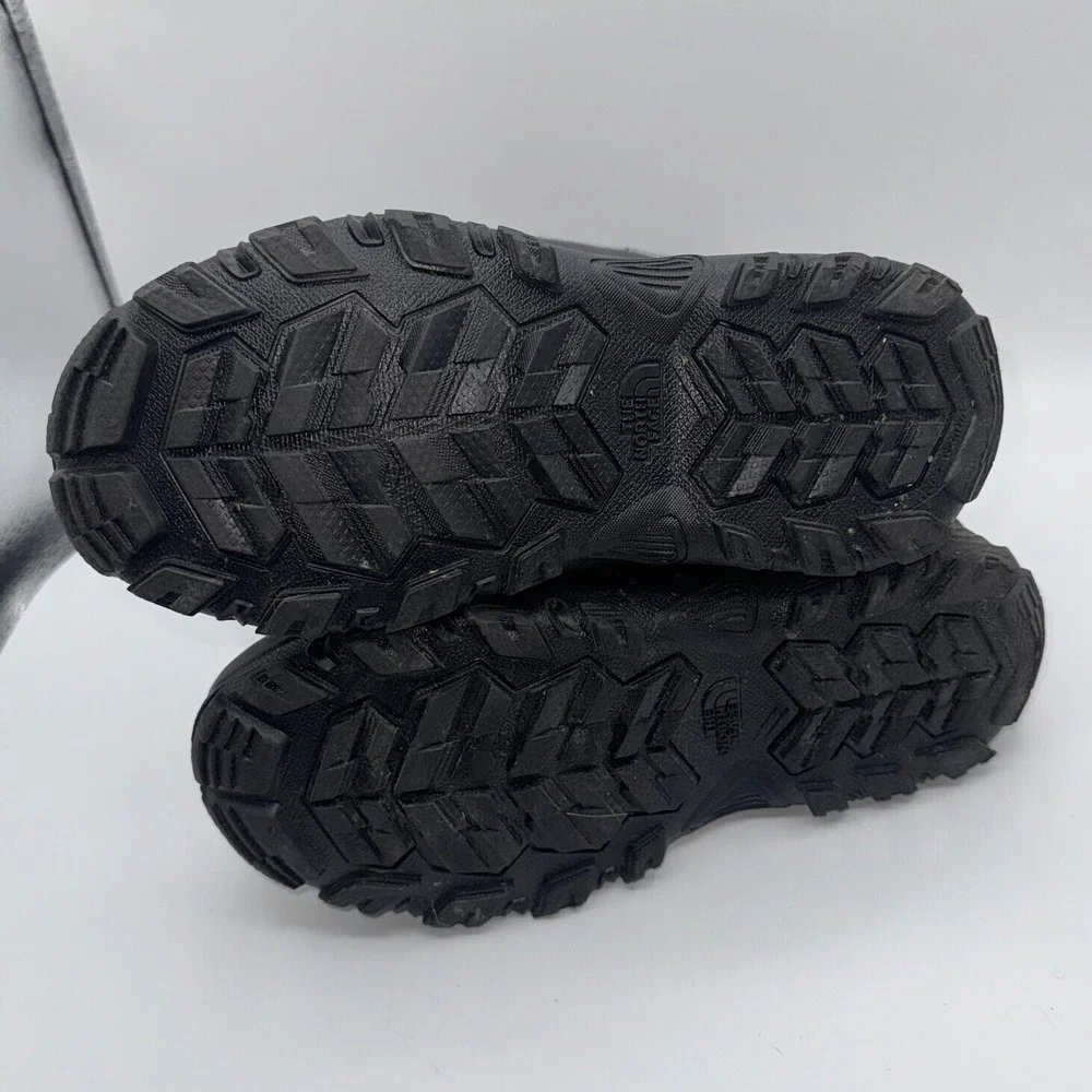 The North Face Youth Alpenglow IV Waterproof Snow Boots Kids 4 Black‎ Insulated